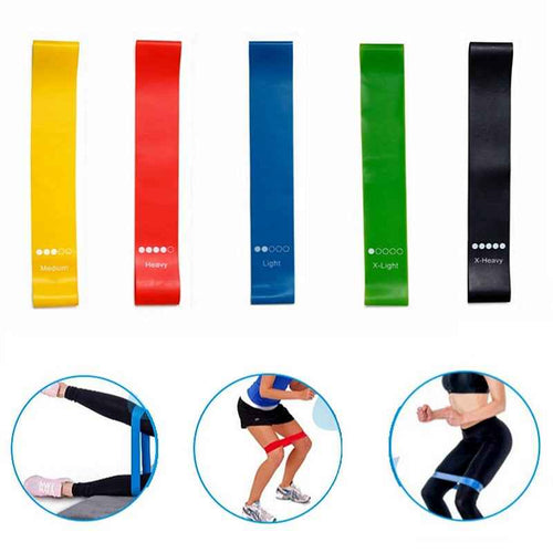 Set 5 Elastici di Resistenza | Yoga, Pilates e Fitness a Casa