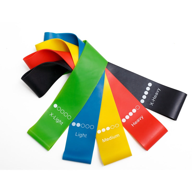 FlexBand Set | Kit 5 Livelli — Yoga, Pilates e Fitness — Trendora